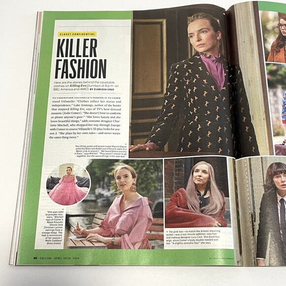 Entertainment Weekly April 19/26 2019 Avengers Black Widow Scarlett Johansson - Picture 15 of 16